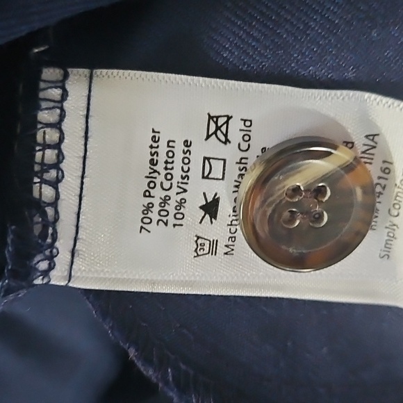 LuLaRoe Abigail Button Down Navy Blue Shacket - Picture 10 of 13